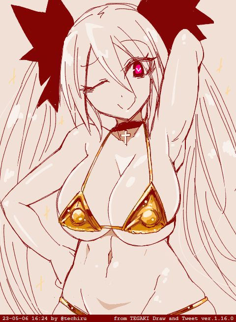 今年はまだ描いてない金ビキニ 