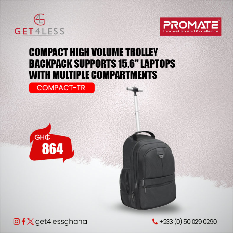 Elevate your travel game with G4L's Promate
sleek laptop bags! From high volume trolleys to
compact backpacks, we've got your devices
covered.
#Get4LessGhana #promate #trolleybag
#travelbags #backpack #laptopbag #gadgets
#onlineshopping #explore #fyp