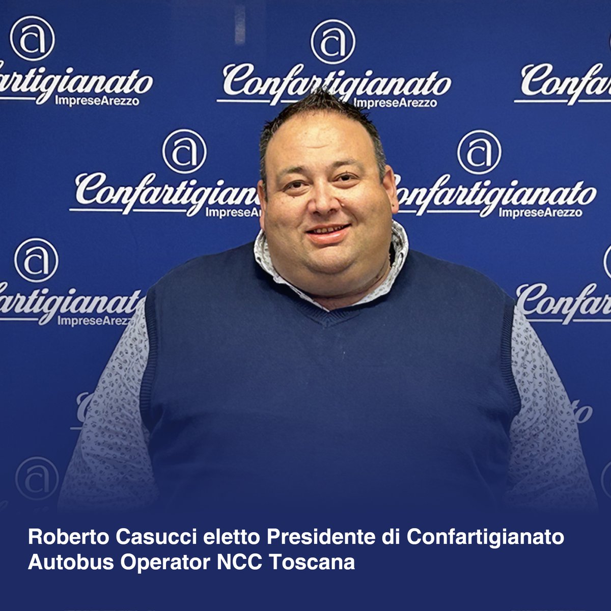 Roberto Casucci eletto Presidente di #Confartigianato #Autobus Operator #NCC #Toscana 👉bit.ly/4aWYer9