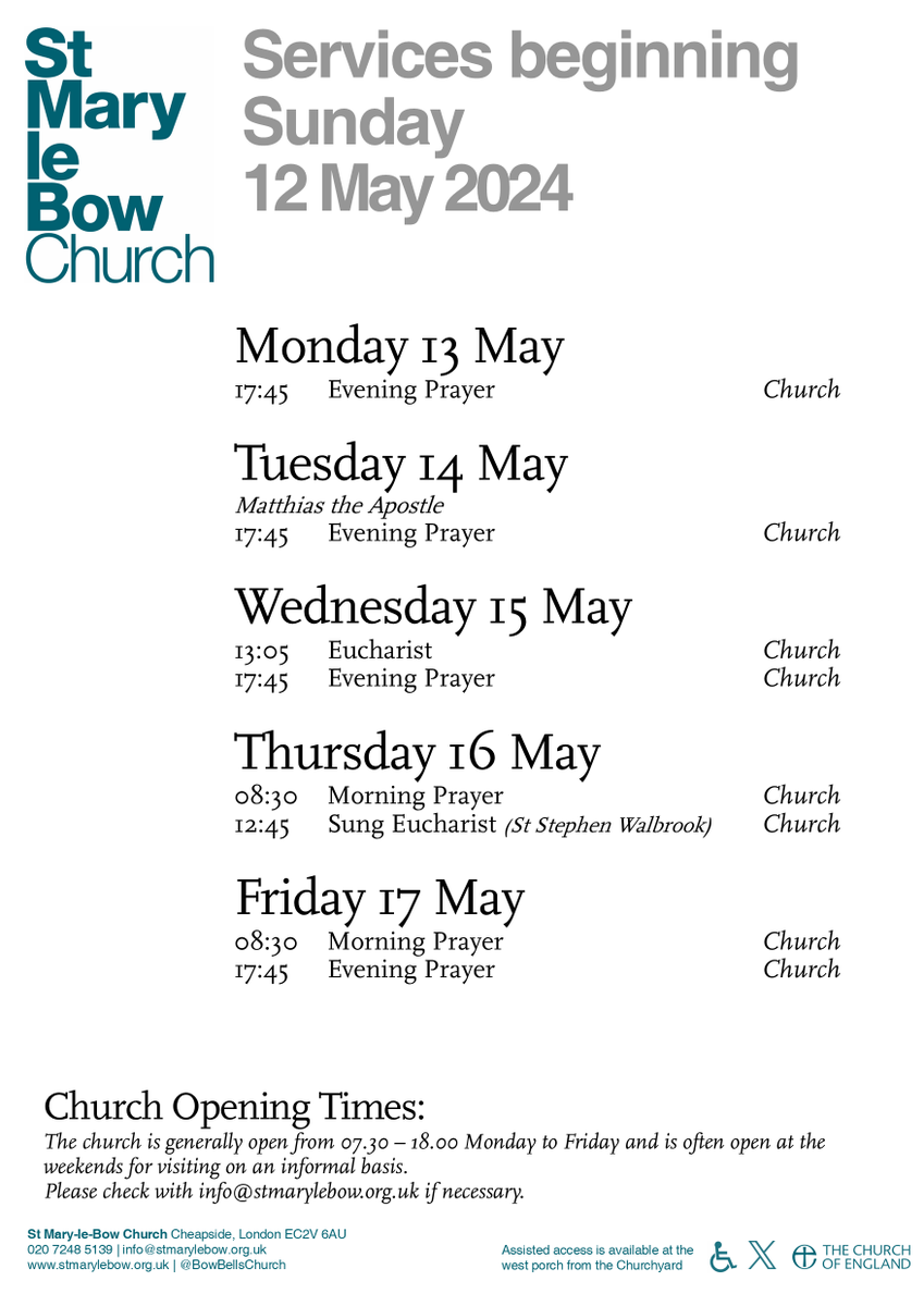 St Mary-le-Bow Church tweet media