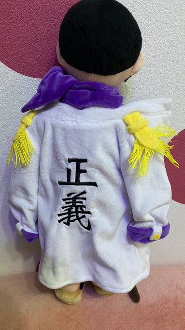 Finally... my favorite male OP character as plushy💜  海外ファンの方から、大好きなワンピキャラの手作り縫いぐるみをいただきました！うれしー https://t