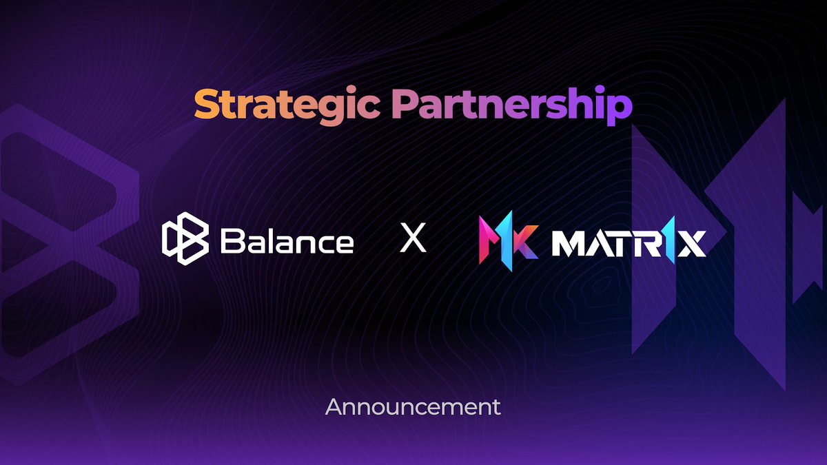 Balance x Matr1x

Thrilled to partner with @Balance_Games to spearhead the #Web3 gaming revolution

Balance, a pioneering Web3 Gaming Eco-Platform powered by E-PAL, a leading gaming ecosystem. Backed by industry giants like Galaxy and A16Z, E-PAL connects over 2.4 million gamers