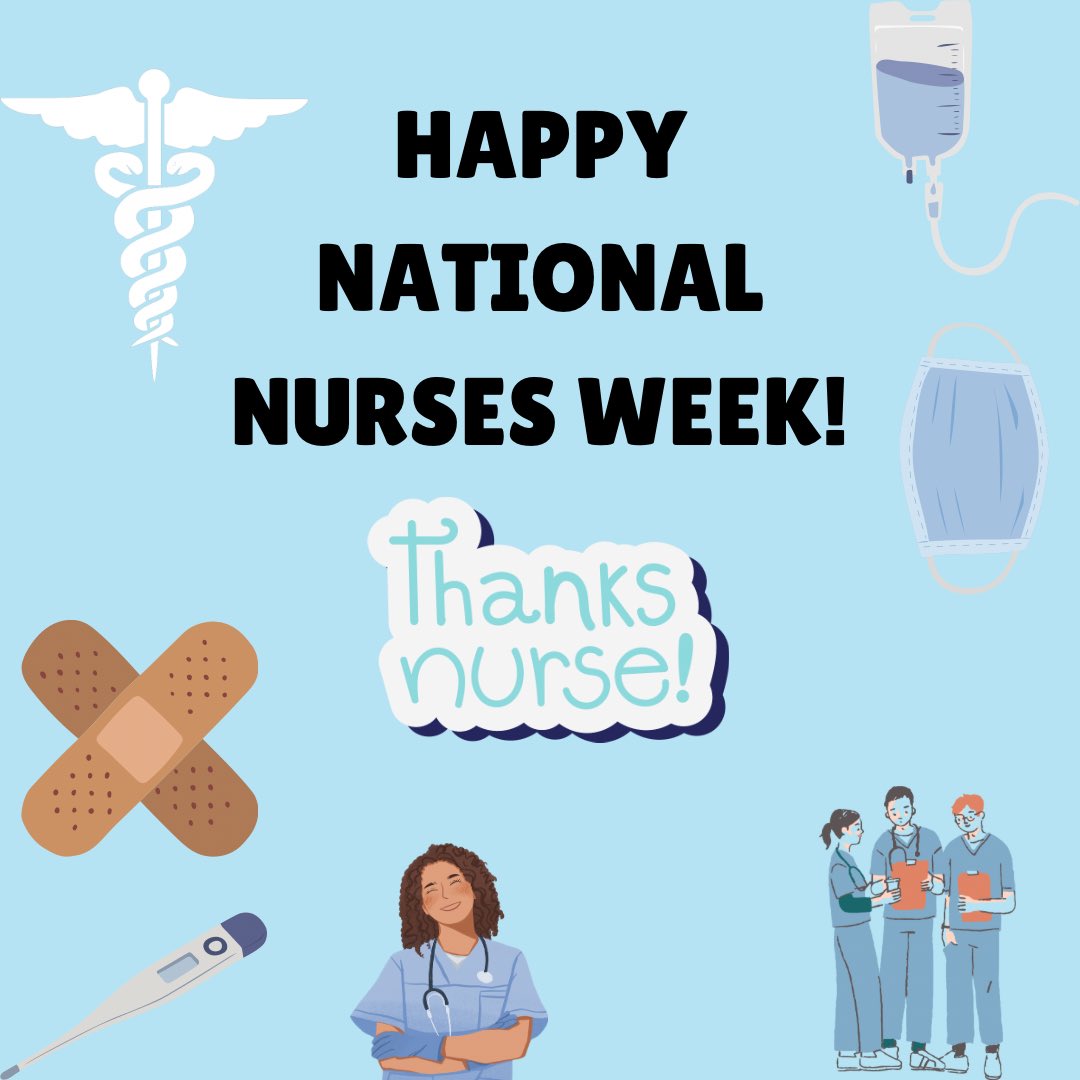 Happy National Nurses Week! We appreciate you nurses! Thank you for all that you do and your hard work! - From SCANCA 🧑‍⚕️🩺🩻💉🩸🩹                                                   #scanca #nationalnursesweek #sicklecell #sicklecellawareness #sicklecellanemia #nurse #nursing