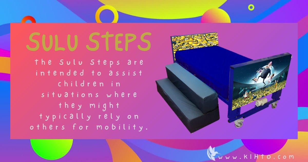 KIHTO Healthcare offers Sulu Steps, a mobility aid designed to enhance a child’s independence by providing soft and supportive moveable steps.

#mobilityaid #disabilityawareness #paediatric