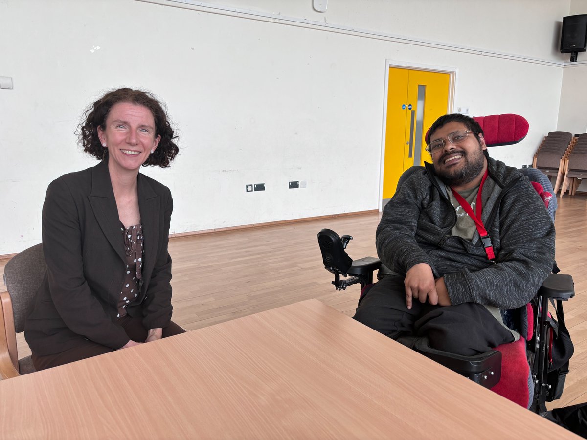 It was really great to meet Abul at my surgery recently and discuss the @mylifemychoice1 #WeCantWait campaign. I share Abul's concerns about the impact of waits in the NHS for disabled people, and the other barriers many disabled people too often face in their daily lives.