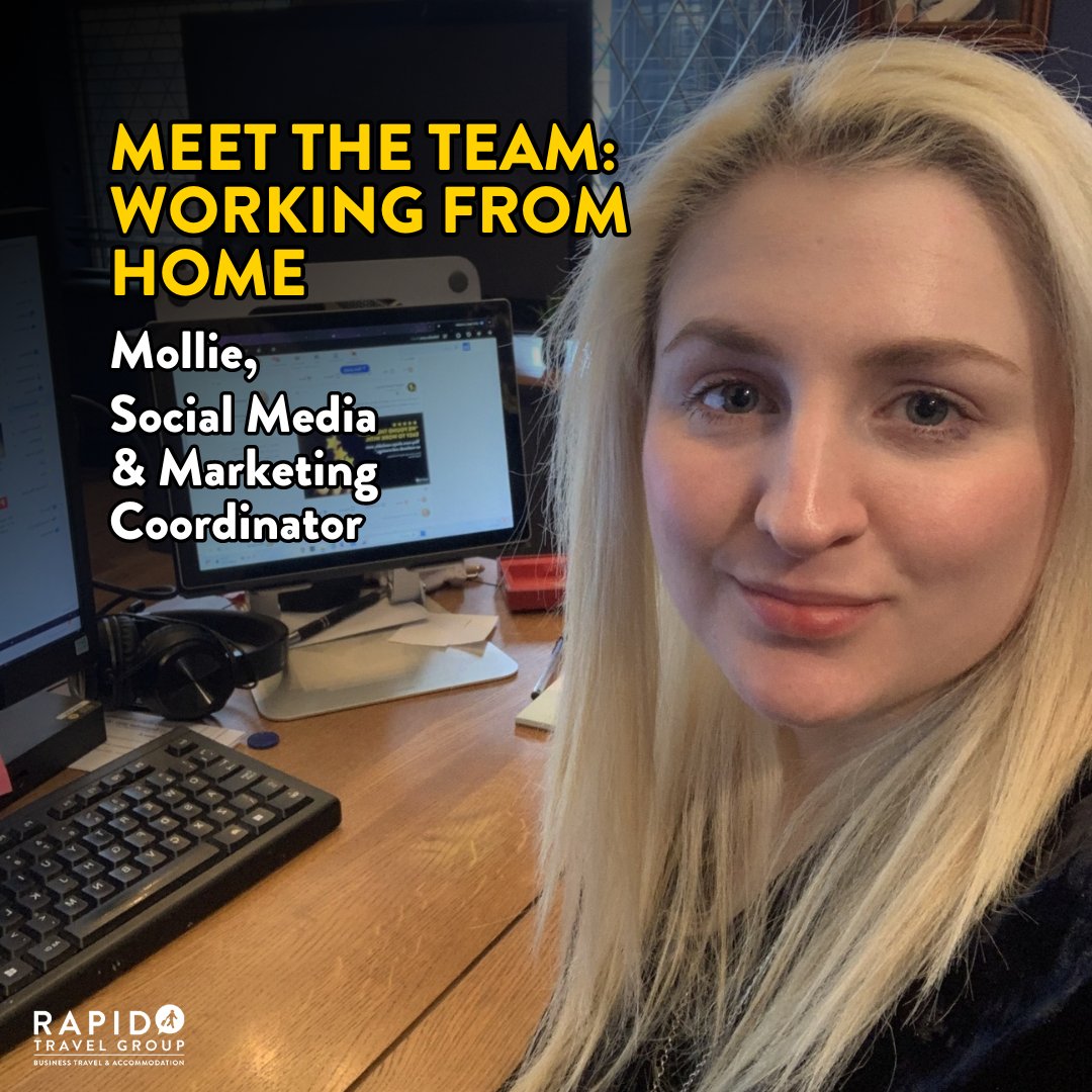 Meet Mollie, Social Media & Marketing Coordinator! Every Friday we'll be helping you get to know our team and in no better place than their home offices, where their personality is all around them. #meettheteam #workingfromhome