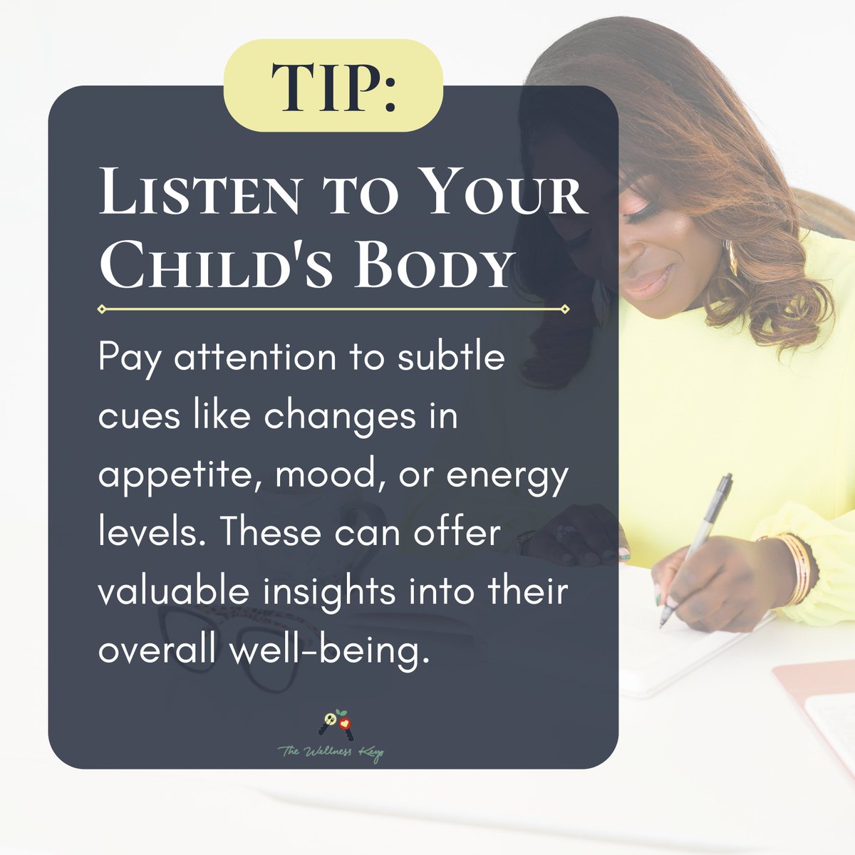 #TWKTipDay: Listen closely to your child's cues—they speak volumes about their well-being. 🌟

#ParentingTips #ChildHealth #MindBodyConnection #WellnessJourney #HealthyKids #ListenToYourChild #ParentingWisdom #HolisticHealth #WellnessAwareness #ChildWellBeing #FamilyWellness