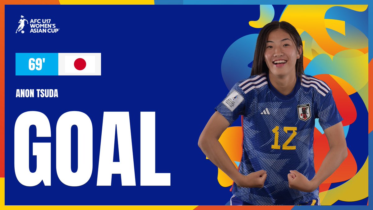 ⚽️ GOAL | 🇯🇵 Japan 3️⃣-0️⃣ Thailand 🇹🇭 😮 Anon Tsuda finds the bottom corner with a low shot from the edge of the box! 📺 Watch Live gtly.to/0wUF3L0uo #U17WAC | #JPNvTHA