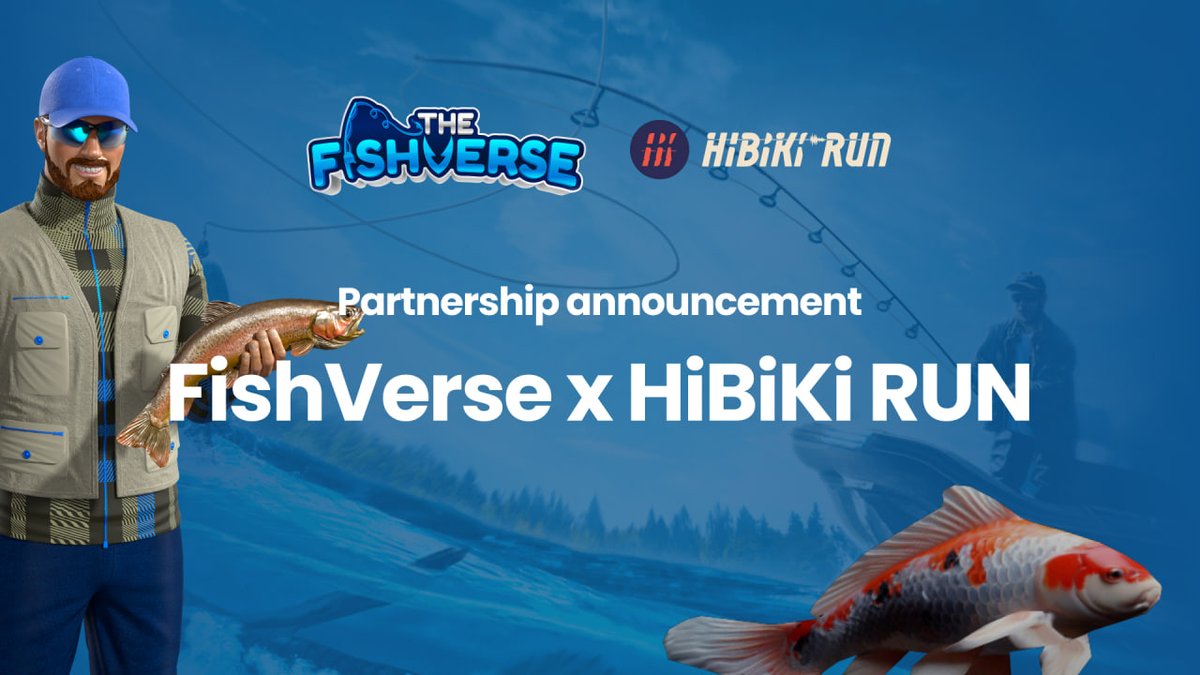 #FishVerse announces partnership with @HibikiRunTeam ! @HibikiRun is a trailblazing move-and-listen-to-earn platform that combines music discovery with gamified earning opportunities through its innovative use of NFTs and digital collectibles. Dive into a new dimension of…