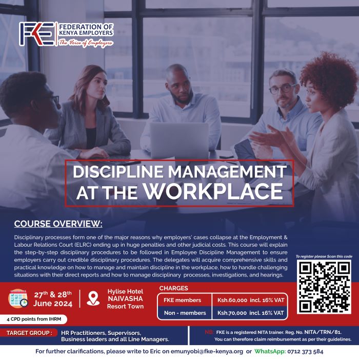 Safeguarding our employers' workforce is our priority. Poor discipline management & non-procedural disciplinary actions in the workplace can quickly lead to costly penalties for employers. Register today and avoid the hustle! #WorkplaceDiscipline #disciplineprocedure