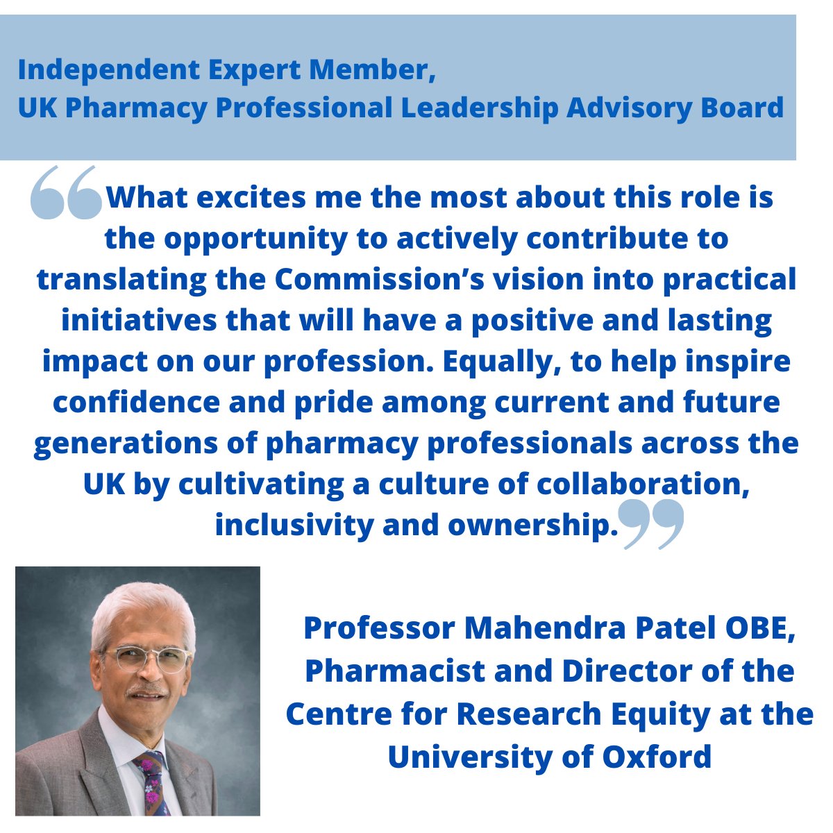 UK Pharmacy Professional Leadership (@ukpplboard) on Twitter photo Meet three more of our <a href="/ukpplboard/">UK Pharmacy Professional Leadership</a> independent expert members - <a href="/BunduJohnson/">Mildred Johnson Bundu-Kamara</a> <a href="/OwenBerwyn/">Berwyn Owen</a> <a href="/drmahendrapatel/">Dr Mahendra G Patel OBE š</a> Read more biographies of Board members at jointheconversation.scwcsu.nhs.uk/pharmacy-profe⦠Meet three more of our <a href="/ukpplboard/">UK Pharmacy Professional Leadership</a> independent expert members - <a href="/BunduJohnson/">Mildred Johnson Bundu-Kamara</a> <a href="/OwenBerwyn/">Berwyn Owen</a> <a href="/drmahendrapatel/">Dr Mahendra G Patel OBE š</a> Read more biographies of Board members at jointheconversation.scwcsu.nhs.uk/pharmacy-profeā¦