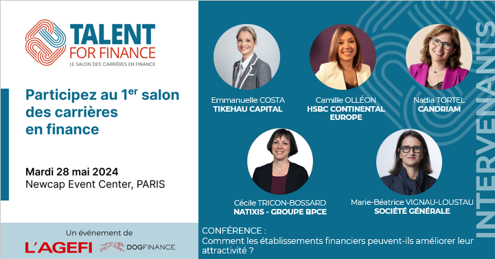 #talentforfinance - 📆 28/05
Inscription :  bit.ly/3IlzMDM
[CONFERENCE] Comment les établissements financiers peuvent-ils améliorer leur attractivité ?
Intervenants :  @TikehauIM @HSBC @candriam @natixis @GroupeBPCE @SocieteGenerale