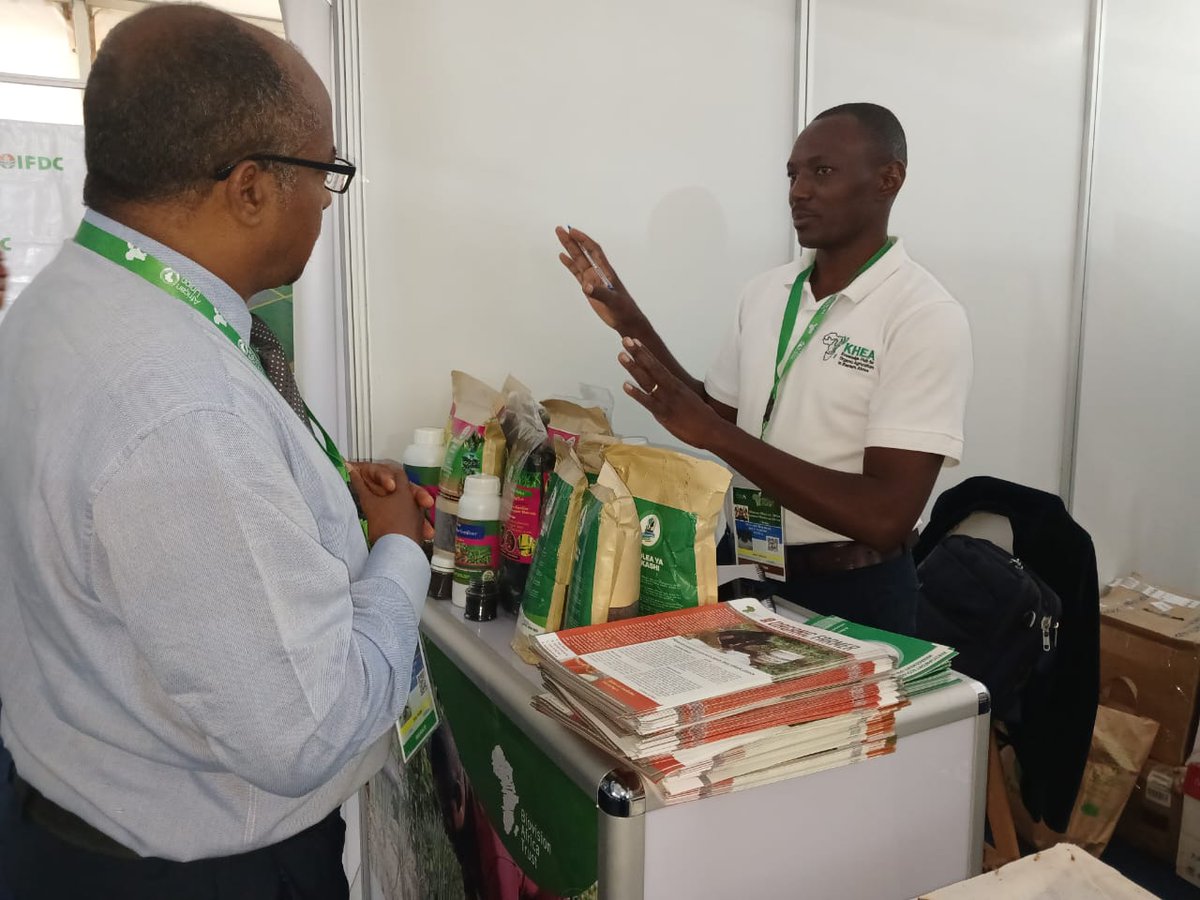All set at Stall 17 at @KICC_kenya -Kenyatta International Conference Centre, Nairobi, Kenya for the 2024 Africa Fertilizer and Soil Health Summit. Biovision Africa Trust through the Knowledge Hub for Organic Agriculture and Agroecology in Eastern Africa the Ecological Organic