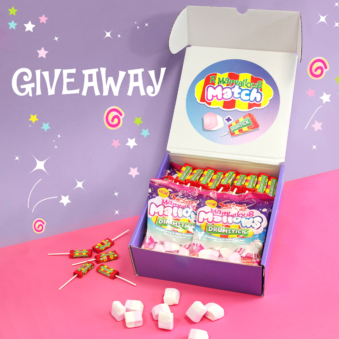 ☁️COMPETITION TIME!☁️  Fancy winning some of our delicious Marvellous Mallows?

All you have to do is:
🍭LIKE this post 
🍭TAG your friends 

UP FOR GRABS 👇
☁️Marvellous Mallows bags
🍭Drumstick Lollies!

UK only, 18+, Ends: 13.04.24, 9am. We'll choose 2 winners.Good luck!