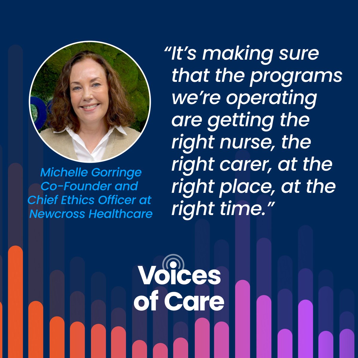 Michelle Gorringe, Co-Founder at @NewcrossHealth, discusses how Newcross' innovative platforms empower both clients and healthcare professionals. 🎙️ Watch or listen to the full episode of Michelle's #VoicesofCare, here 👇 newcrosshealthcare.com/voicesofcare/