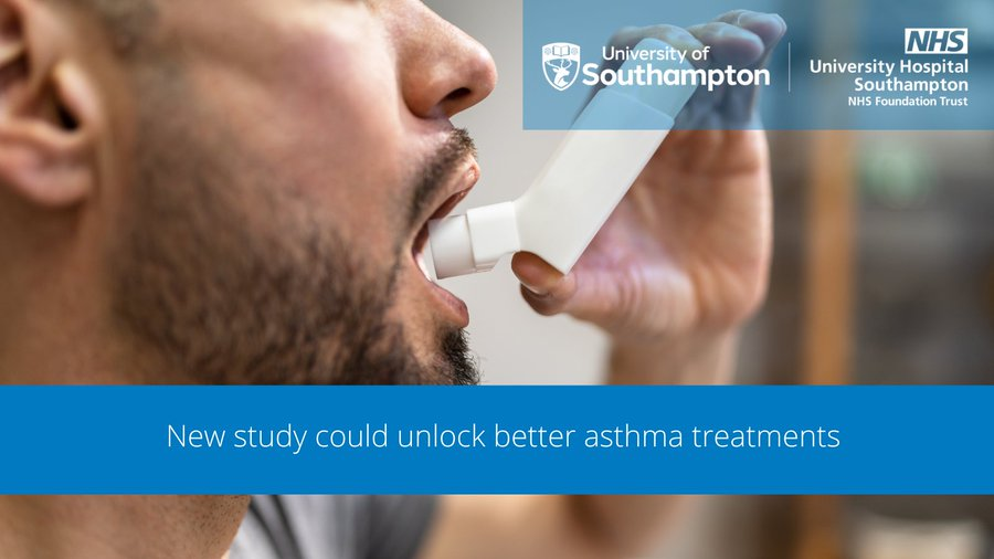 It's #WorldAsthmaDay today. The UHS asthma service, along with partners from @unisouthampton lead the way when it comes to research in this area. 🫁 Last June we shared news of a study that could unlock better asthma treatments. For more, visit: 🔗research.uhs.nhs.uk/news/new-study…