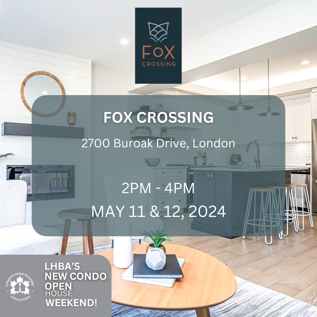 🏡 THIS WEEKEND! 🏡

Experience the perfect blend of modern living and community charm at Auburn Homes' Fox Crossing Open House during the LHBA's New Condo Open House Weekend! 🏡✨

🗓️ When: May 11 & 12, 2pm - 4pm
📍 Where: 2700 Buroak Drive (within the Fox Field North Community)