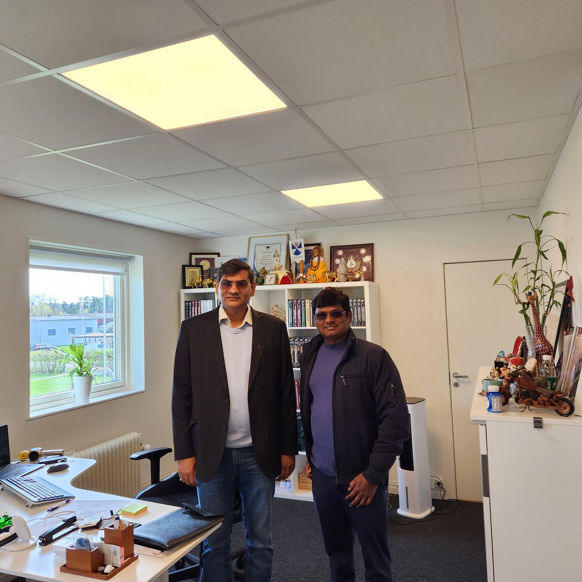 SKP Karuna Meeting with Institute of Advanced Materials in Ulrika, Linkoping, Sweden for Research Collaboration. 

@skpkaruna