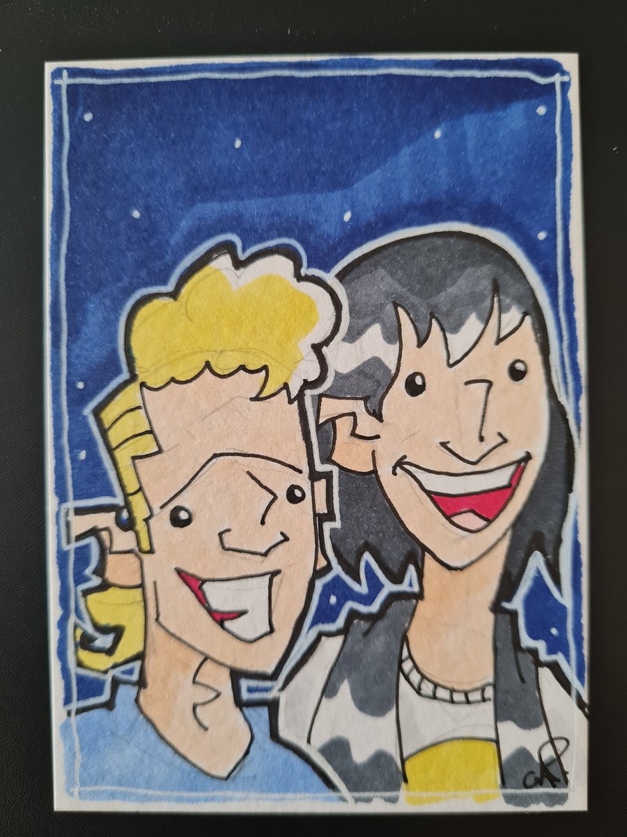 To save the future, we must learn about the past.

New #Sketchcard. #BillAndTed.

£50.

#AlexWinter #KeanuReeves #wyldStallyns #excellentadventure #bogusjourney #Station #bogus #excellent #69dudes #strangethingsafootatthecirclek #art #handdrawn #exclusive