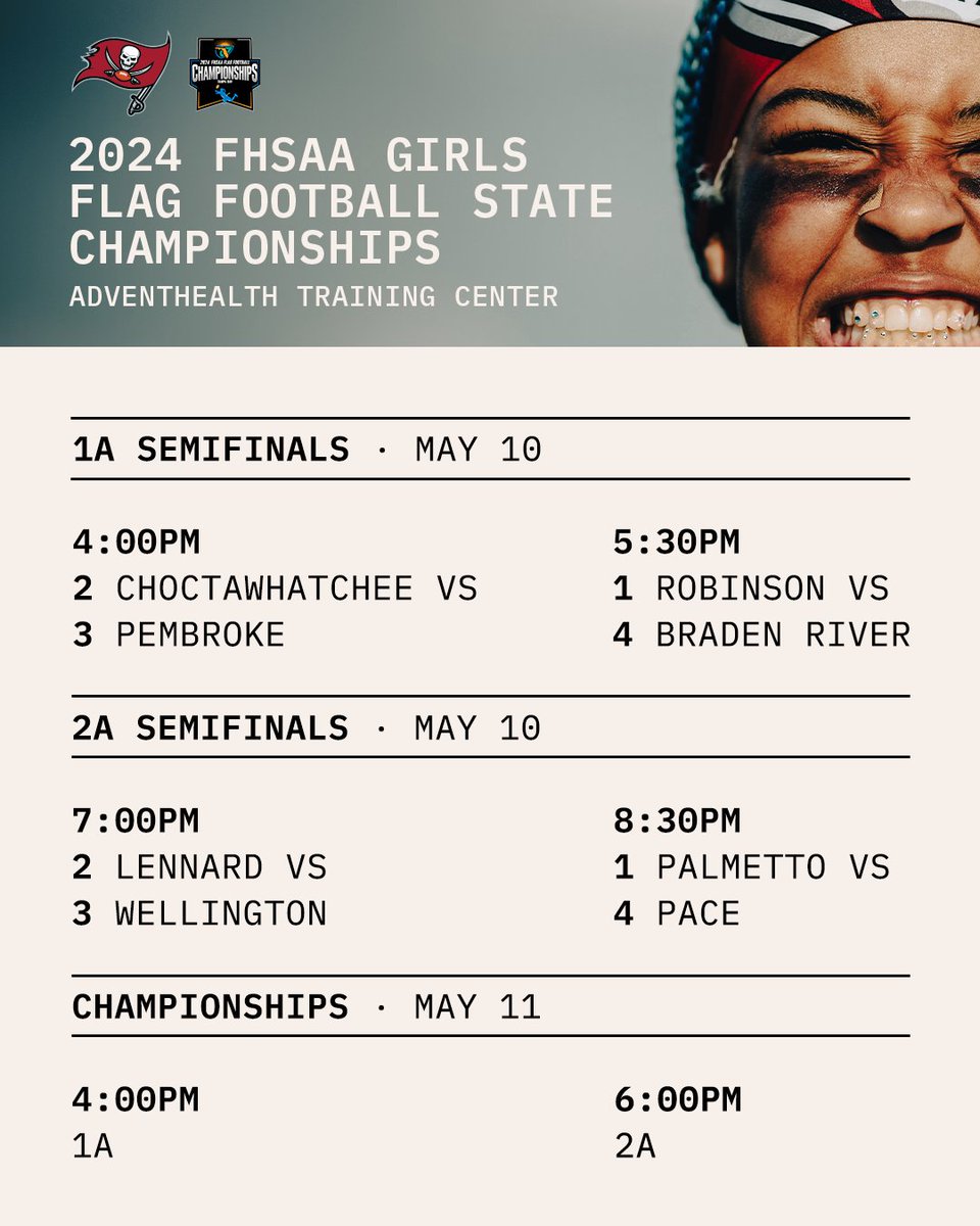 IT ALL COMES DOWN TO THIS 😤 The 2024 @FHSAA Girls Flag Football State Championships are officially here! Get your tickets ➡️ bccn.rs/Flag24