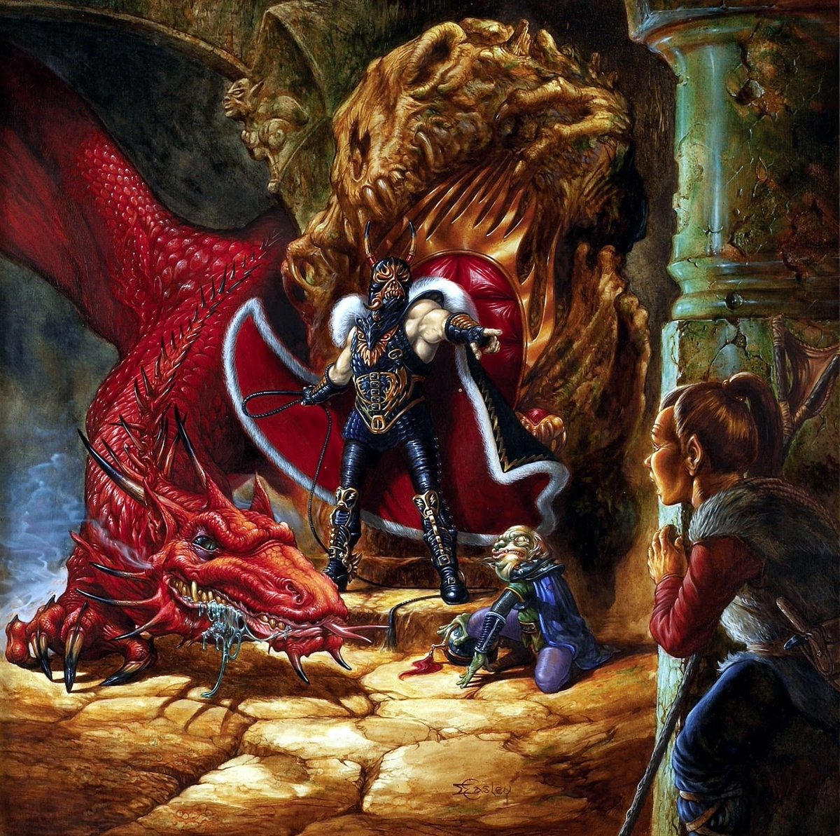 classic Dragons of Flame by Jeff Easley
#dndart
