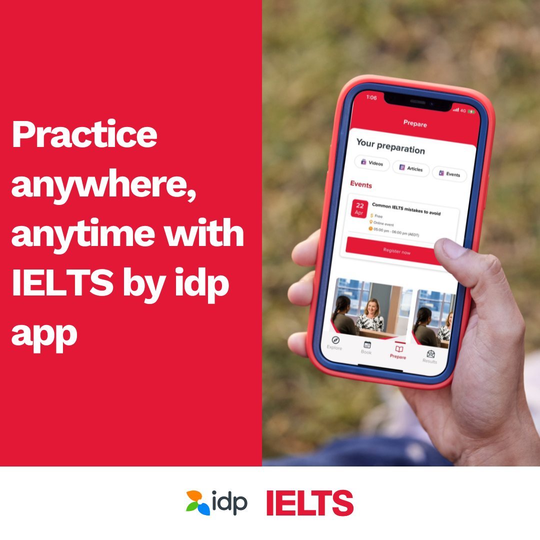 Ready to achieve academic excellence? 🎓 Choose IELTS with IDP. Download our IELTS by IDP App and study anywhere, anytime! 🌟

Download here: ielts.idp.com/lp/ielts-by-id…

#IDP #ieltsexam #ieltstips #ieltsbyidpghana #idp #IELTSbyIDP #StudyGoals #IELTSbyIDPApp #ThinkIELTSThinkIDP