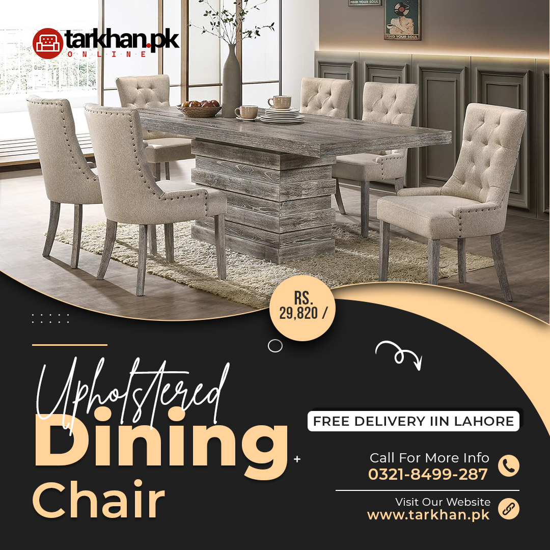 Elevate your dining experience with Tarkhan's Tufted Dining Chair! 🍽️✨
.
🛍️Order yours now at:tarkhan.pk/product/tufted… 
.
#Tarkhan #diningchair #diningroom #Pakistan #freedeliveryinlahore
