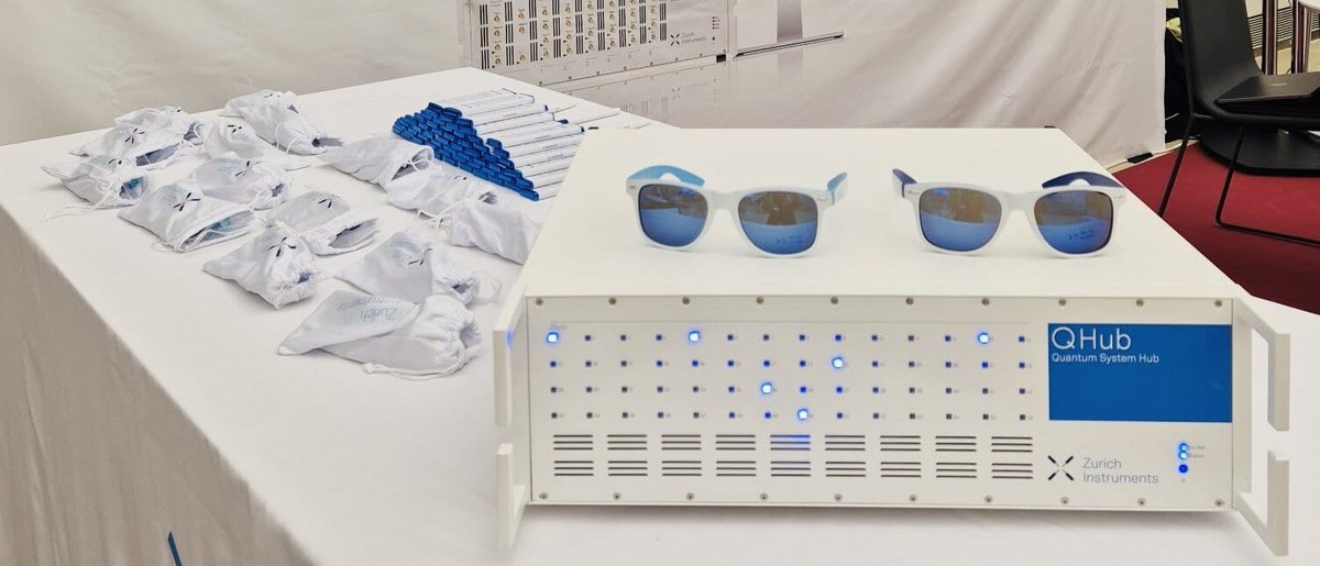 We are at #QUANTUMatter2024! Visit us at booth 4, where we'll be showcasing our new SHF+ products. Let's discuss your application needs while enjoying some Swiss chocolate.🍫 Ps. And you get to go home with a bonus gear: a pair of our stylish sunglasses. 😎
@QuantumConf