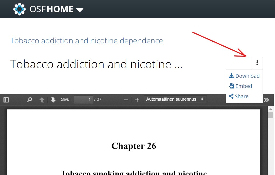 The chapter can be downloaded as a PDF by clicking the three little dots and then clicking 'download'.