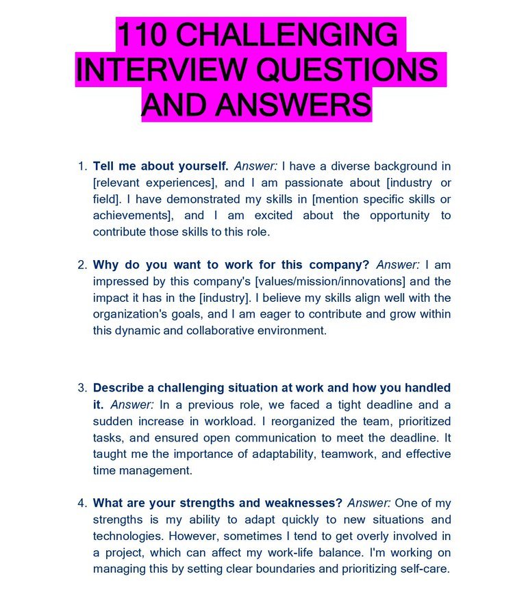 Most people suck at job interviews but not anymore. I have curated 110 Challenging Interview Question Guide. I usually sell for $199 but for the next 24 hours it's FREE Just: 1. Like & Repost (MUST) to get PDF 2. Follow me 3. Comment [PDF] And I will DM you for FREE