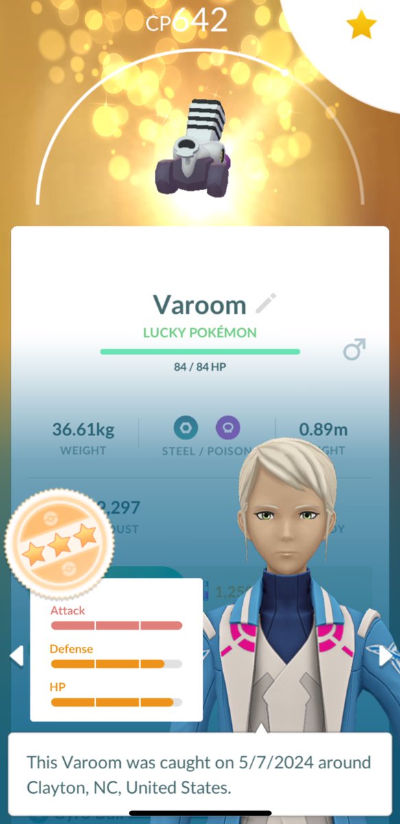 good morning! ⭐️💛 
special lucky trade to start the day off right? don’t mind if I do! 
#PokemonGo #PokemonGOfriends