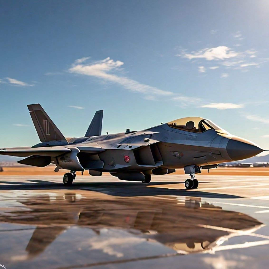 @Enezator The F-22 Raptor: a stealth fighter with advanced avionics, supercruise capability, and air dominance, making it a game-changer in modern airpower!
