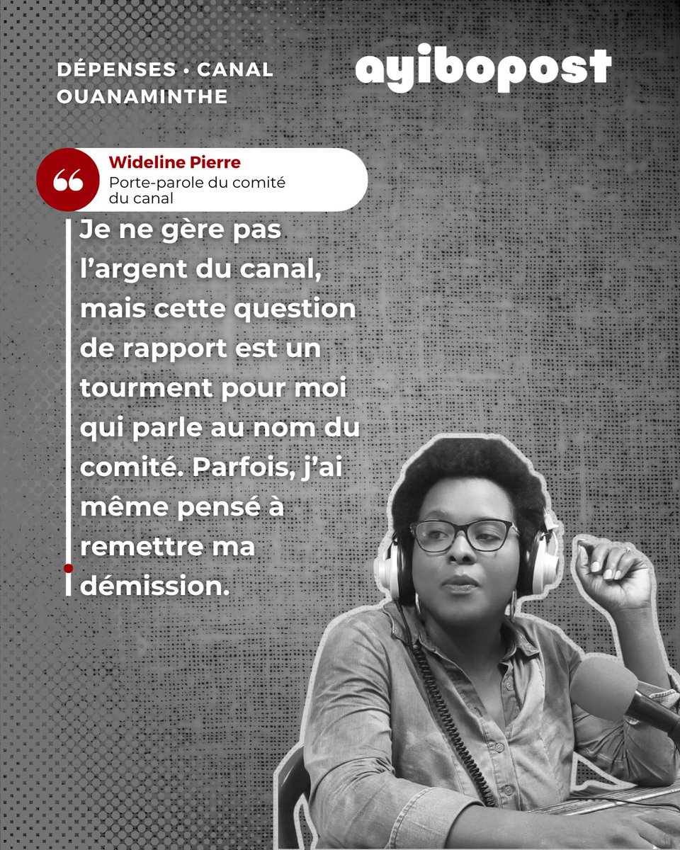 «Je ne gère pas l’argent du canal, mais cette question de rapport est un tourment pour moi qui parle au nom du comité. Parfois, j’ai même pensé à remettre ma démission», a déclaré à @AyiboPost la porte-parole du comité, Wideline Pierre⬇️
ayibopost.com/exclusif-depen…