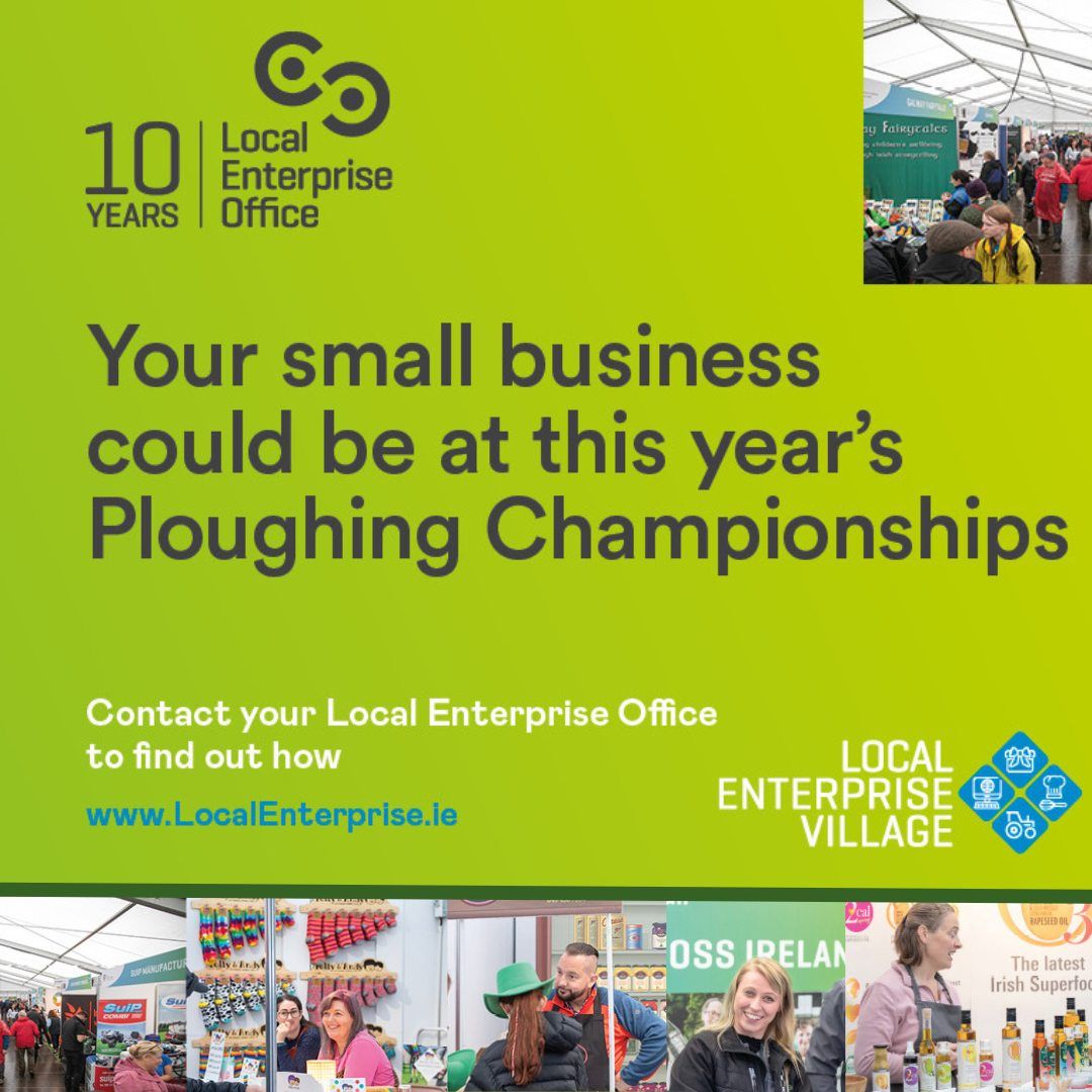 A small business from County Carlow could one of 31 who get a chance to exhibit as part of this year’s Local Enterprise Village at the @npaie Championships! 
Enquire with Carlow LEO about eligibility to take part at enterprise@carlowcoco.ie  
@carlow_co_co @carlowppn
