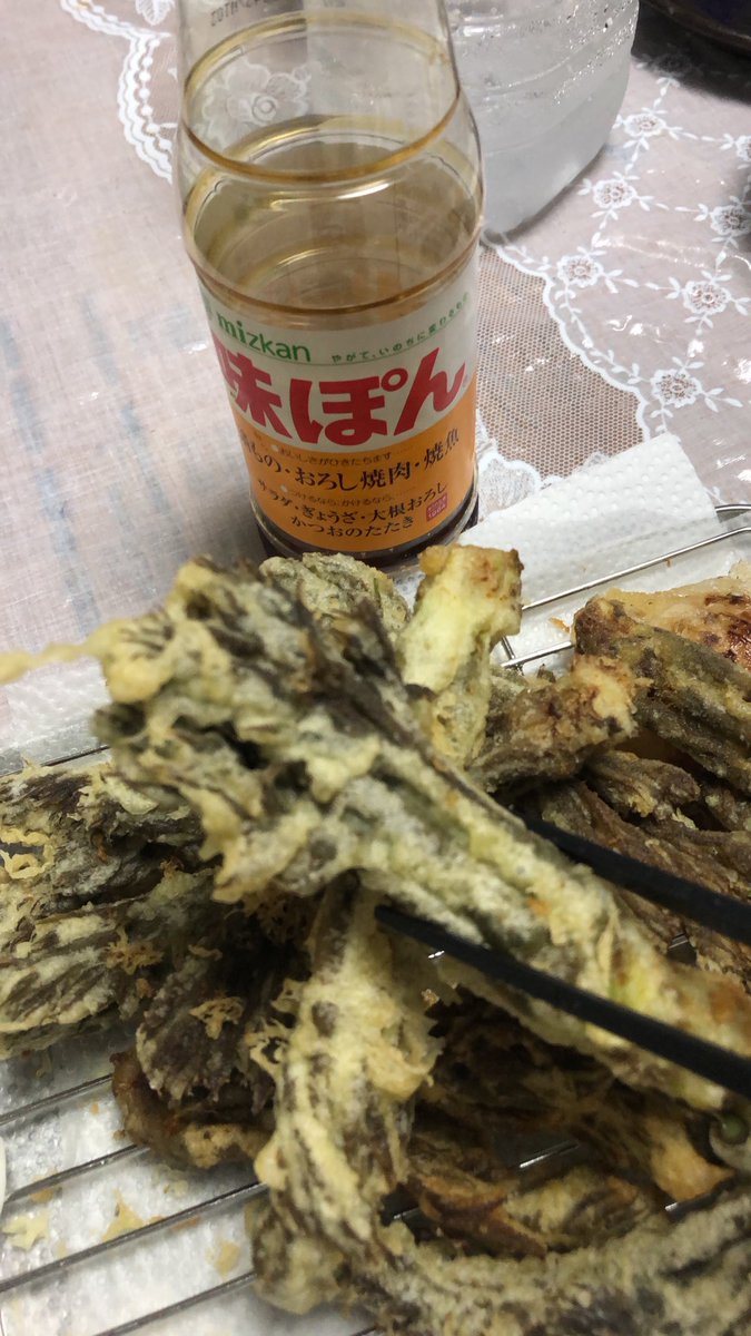 北海道のタラの芽が
めちゃ肉厚で、めちゃもっちり
ほどよい苦味と甘みを感じる。

味がする！！

すごく贅沢な味わい
北海道の人たちは普段から
こんなに旨い食べ物たべてるんだな