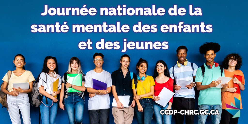 À l'occasion de la Journée nationale de la santé mentale des enfants et des adolescents, nous unissons notre voix à celles qui s'élèvent partout au 🇨🇦 en faveur des soins prodigués aux jeunes Canadiens et Canadiennes, en particulier aux #JeunesTrans et aux enfants non binaires.