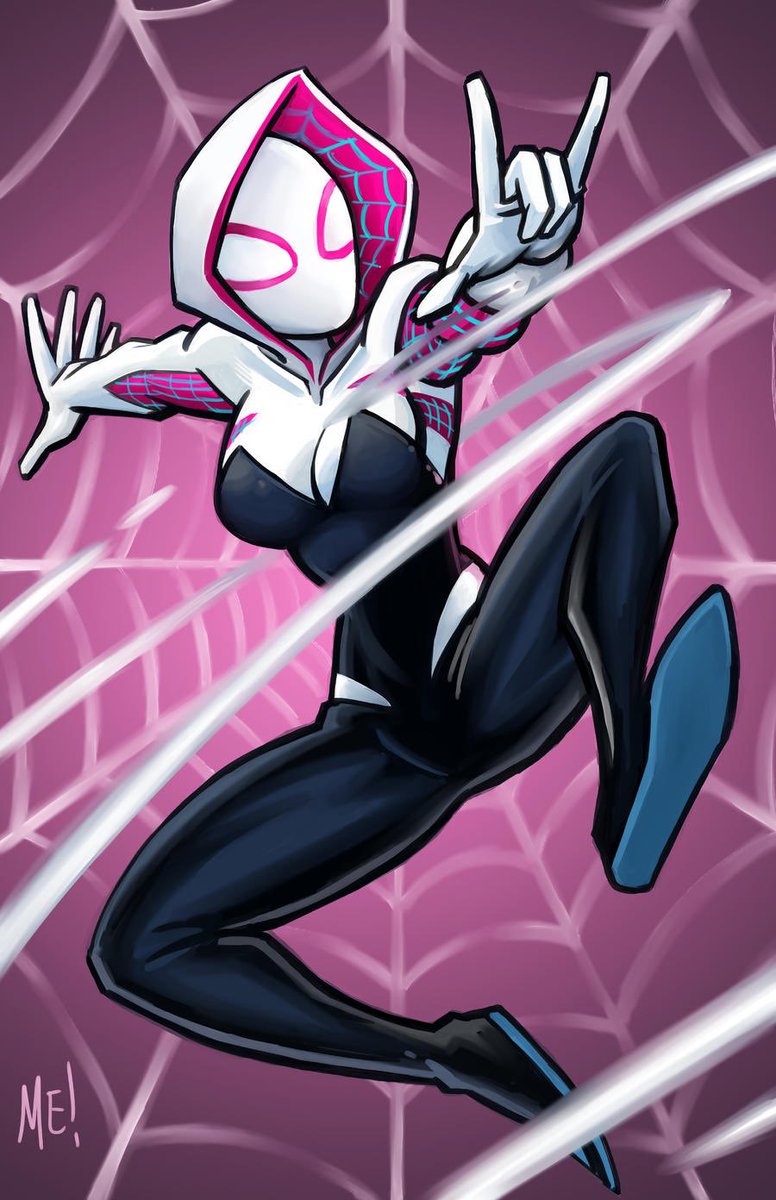 GhostSpider/Spider-Gwen done by yours truly.
#spidergwen #SpiderMan #SpiderVerse #spiderverse #ghostspider #MarvelComics #marvelfanart #gwenstacy