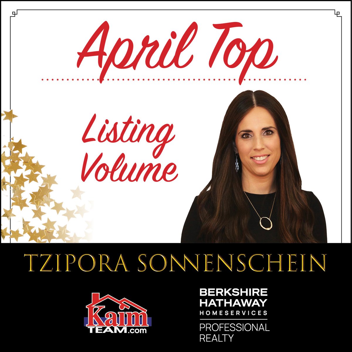 🤩Congratulations to Tzipora Sonnenschein for a Excellent April as Top Listing Volume! 🤩
#TheMichaelKaimTeam #kaimteam #BHHSPro #BHHS #BHHSrealestate #clevelandrealestate #akronrealestate #realestate #toplistingvolume #realtorlife