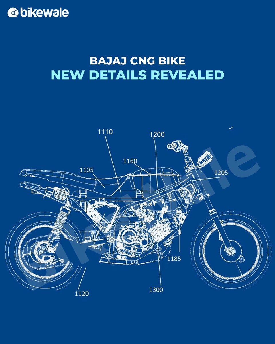 #BajajAuto is set to launch its #CNG motorcycle on 18 June. The blueprints of the #BajajCNG bike reveal the design details of the chassis, placement of the #CNG and petrol tank and overall structure.
Read more: bit.ly/3WqGwZj

#bikenews #bwnews