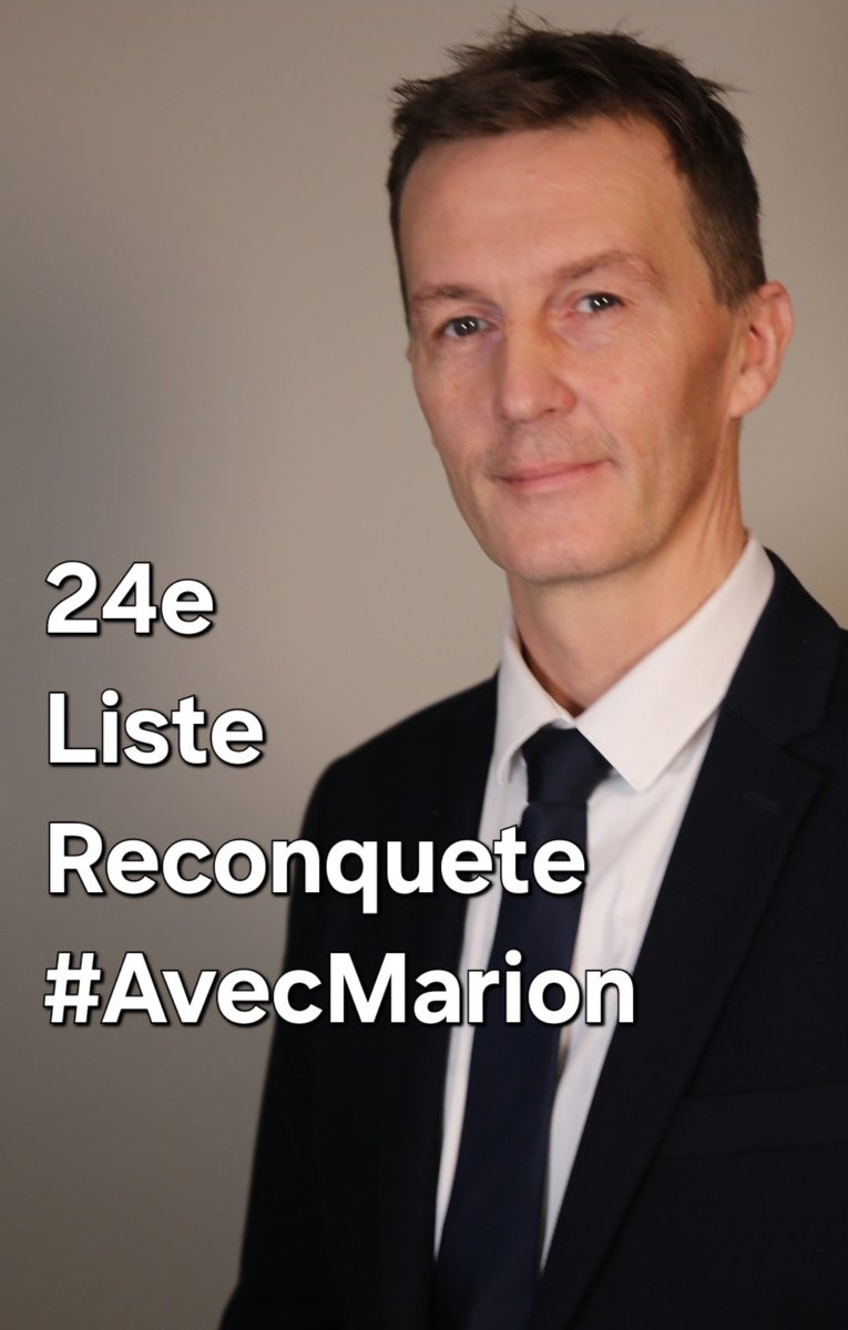 Fondateur numerique des amis d'@ZemmourEric, adhérent #Reconquete de la première heure et cadre régional depuis 2021, je suis très honnoré d'être présent sur la liste de @MarionMarechal pour la bataille des #Europeennes2024 
#AvecMarion