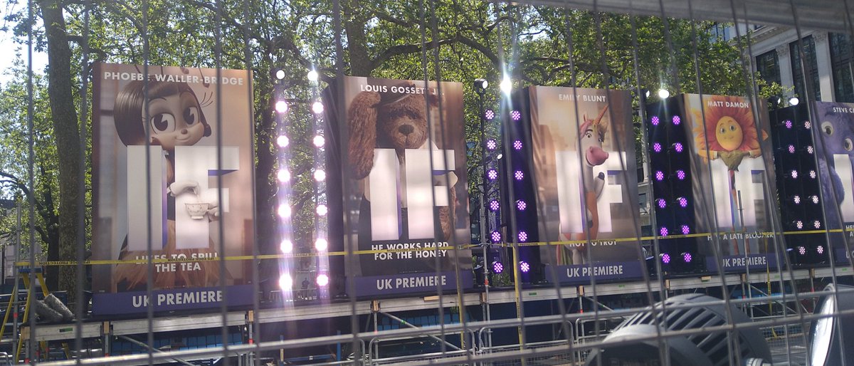 Looks like #leicestersquare is preparing for the #IFMovie premiere.

@IFmovie