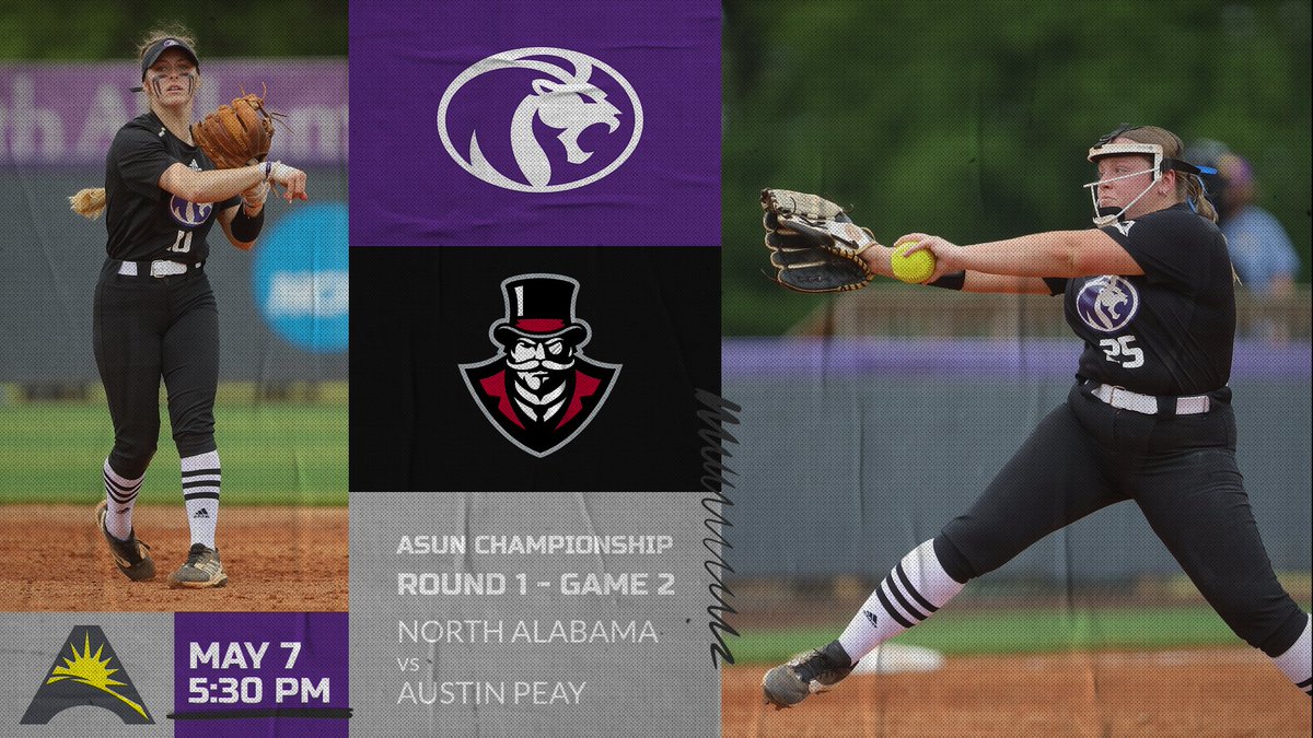 𝐎𝐮𝐫 𝐪𝐮𝐞𝐬𝐭 𝐛𝐞𝐠𝐢𝐧𝐬 𝐭𝐨𝐝𝐚𝐲 😤 🆚 #8 Austin Peay 🕠 5:30 PM 🏟️ Choccolocco Park 📍 Oxford, AL 📺 tinyurl.com/UNAASUNG2TV 📊 tinyurl.com/UNAASUNG2Stat 🏆 tinyurl.com/ASUNSB2024 #RoarLions 🦁