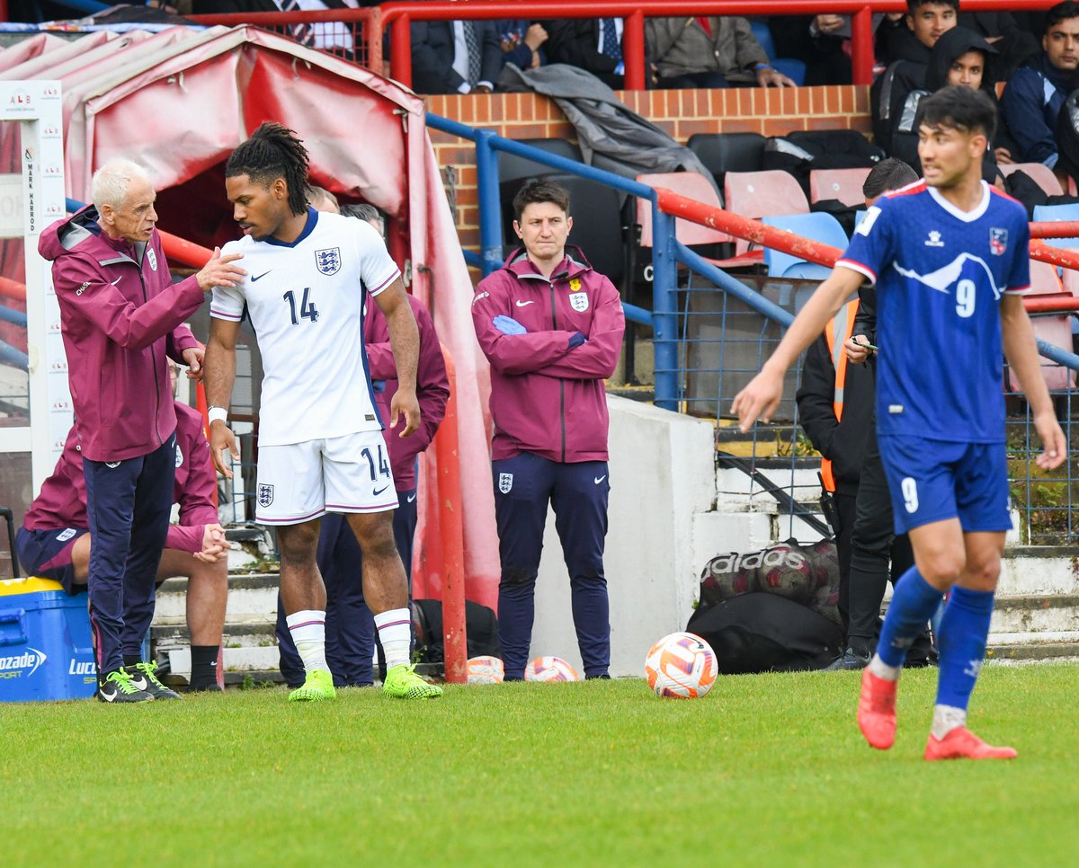 International Magpies 🌎 | At the end of a tremendous season Zico Asare picked up a well deserved @England C cap against Nepal at Aldershot yesterday afternoon ⚫⚪ 📸 LJP Photos