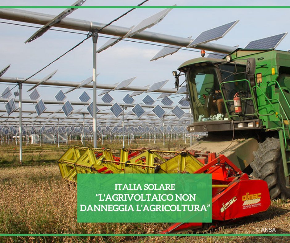L'associazione #ItaliaSolare smentisce '5 falsi miti su fotovoltaico e agricoltura' sul suo sito: l'#agrivoltaico non ruberebbe terreno all'agricoltura, non è un pericolo per paesaggio e biodiversità e permette la coltivazione e i pascoli. #ANSAAmbiente ➡️ bit.ly/4bqWdnC