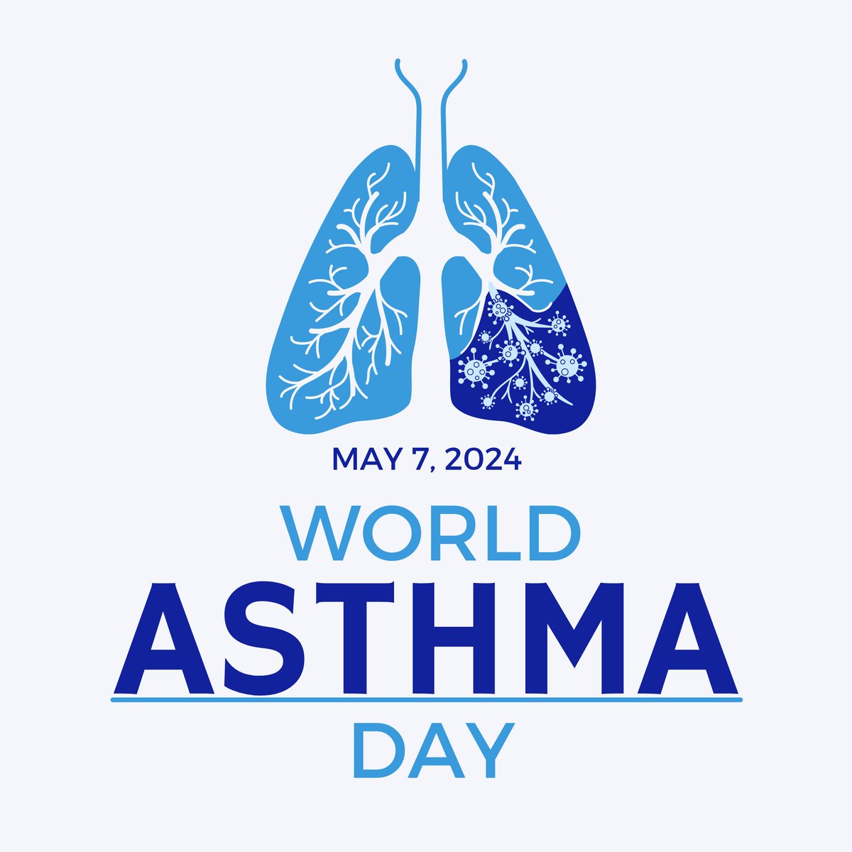 Today is World Asthma Day! 🫁
According to the CDC, Asthma is a disease that affects your lungs. It causes repeated episodes of wheezing, breathlessness, chest tightness, and nighttime or early morning coughing. To learn more about Asthma, visit cdc.gov/asthma.
