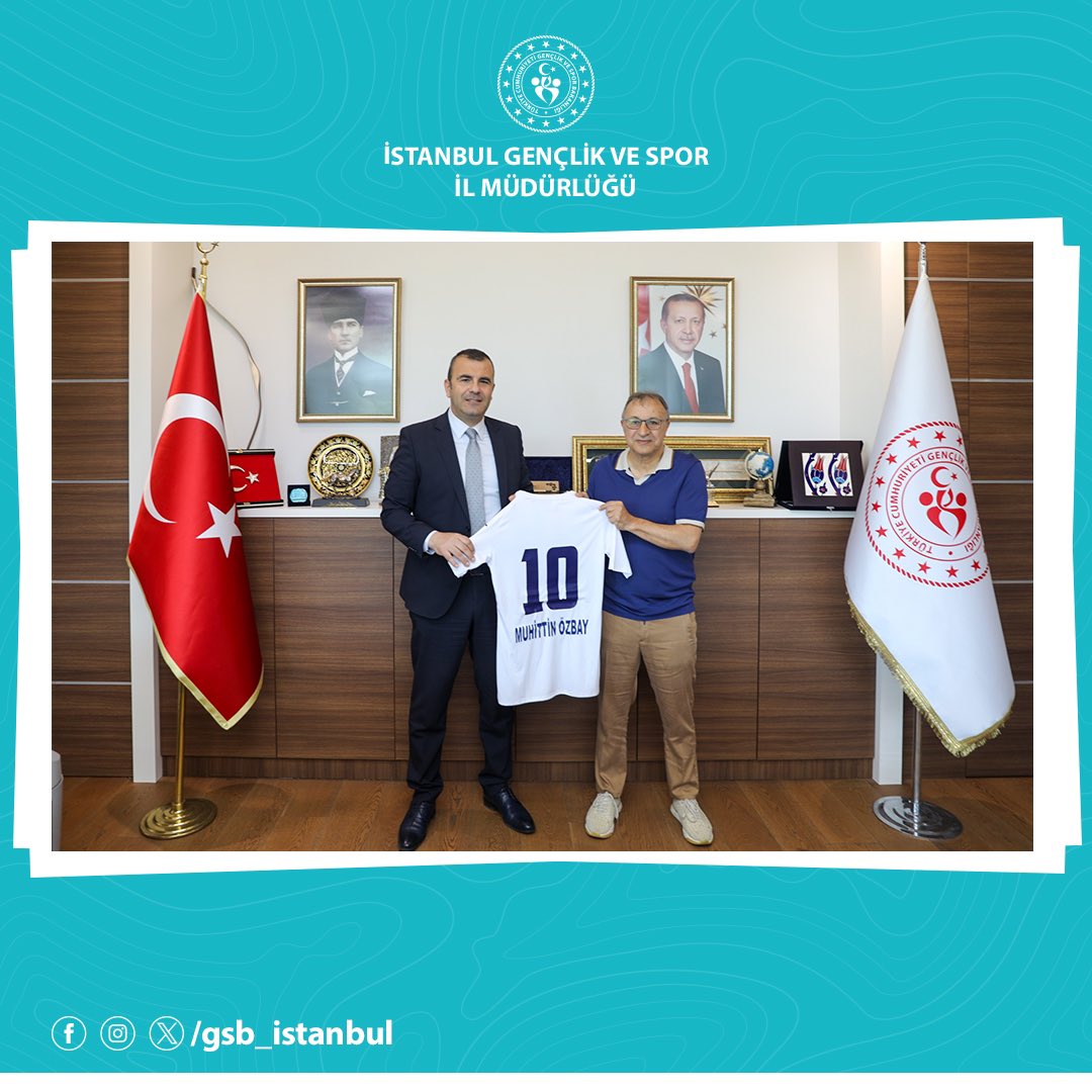 Beyoğlu 1979 Yeni Çarşı Spor Kulübü Başkanı Ahmet Karadeniz’i İl Müdürlüğümüzde misafir ettik. Nazik ziyaretleri için kendilerine teşekkür ediyoruz.