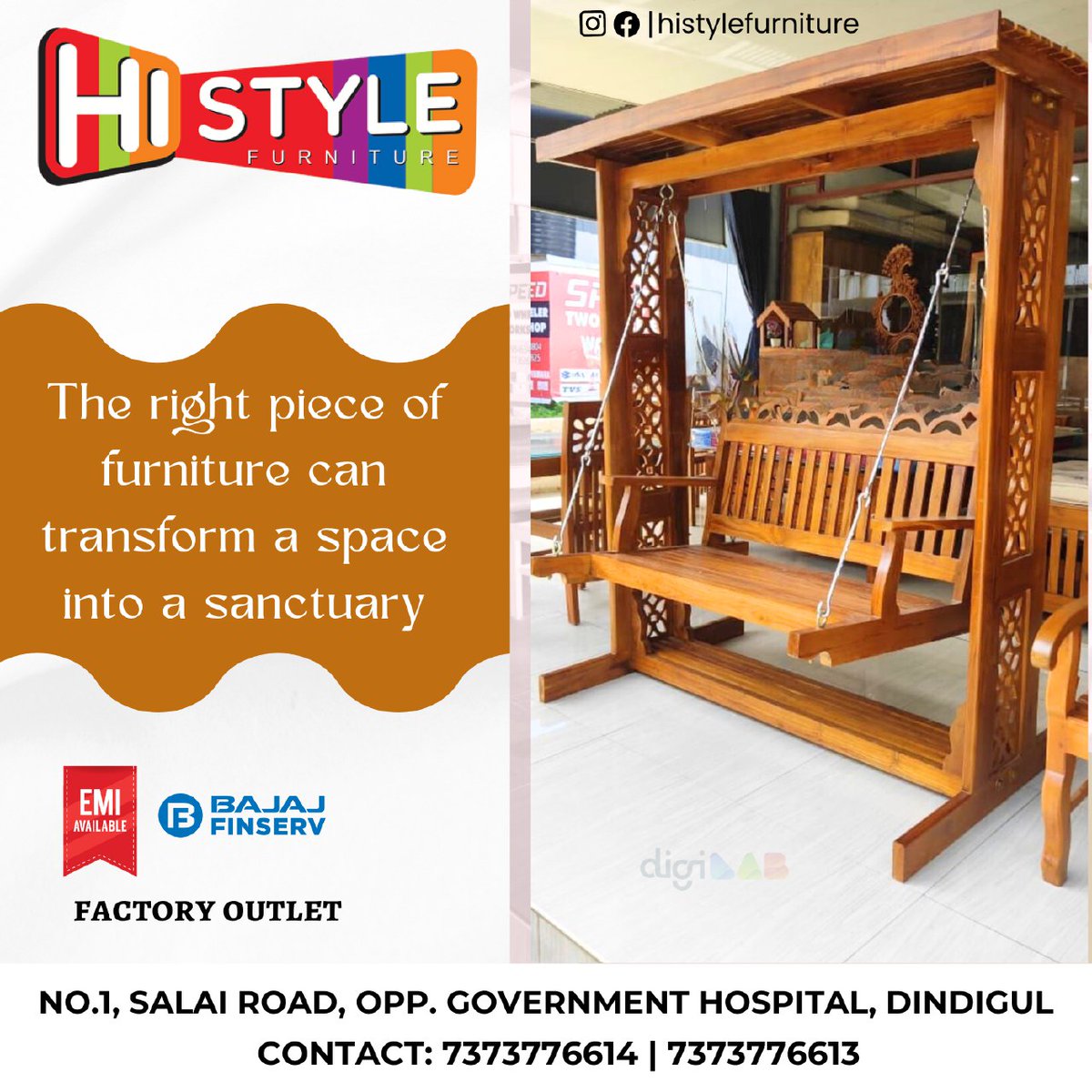 The right piece of furniture can transform a space into a sanctuary
@histylefurnitures 

For enquiries
+91 73737 76614
+91 73737 76613
#kingcot #chritmas #sofa #furnitures #histyle #interordesign  #bookself #teatable #2seatersofa  #3seatersofa #tvcabinet #diningtable  #swing