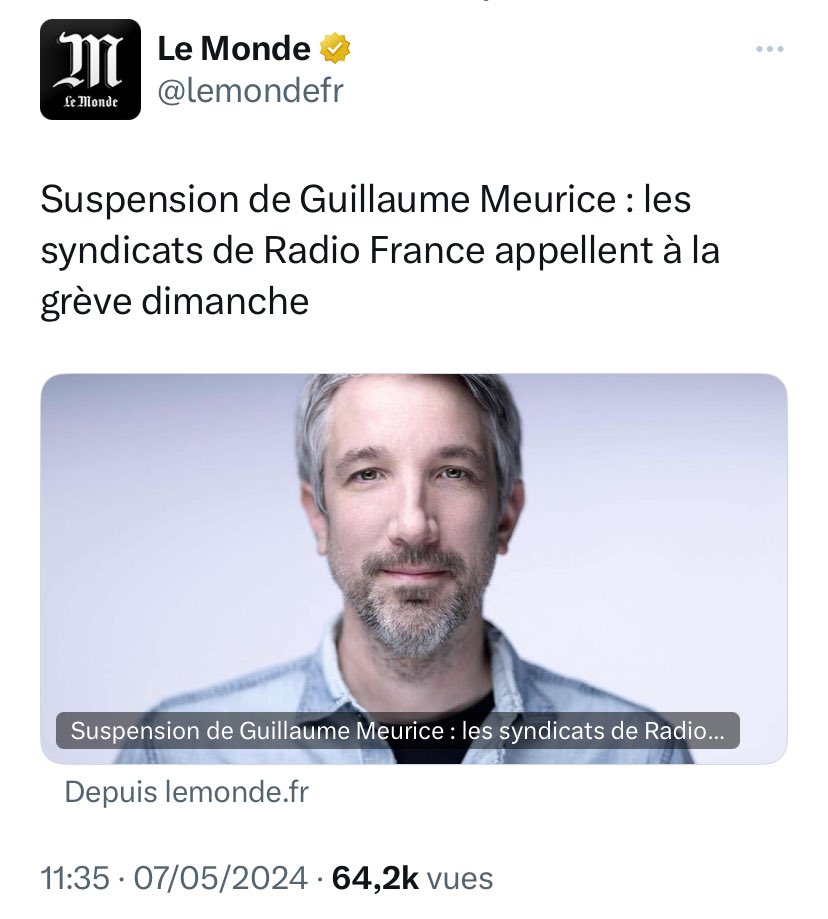 Soutien total à la grève de Radio France ✊ lemonde.fr/actualite-medi…