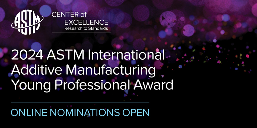 Additive Manufacturing Center of Excellence (@astmamcoe) on Twitter photo 🏆Nominations Now Open for the <a href="/ASTMIntl/">ASTM International</a> #AdditiveManufacturing #YoungProfessional Awards!
This award recognizes emerging talents who have made significant contributions to research in AM. Nominations open until June 28! 🔗Learn more: amcoe.org/event/icam2024… 🏆Nominations Now Open for the <a href="/ASTMIntl/">ASTM International</a> #AdditiveManufacturing #YoungProfessional Awards!
This award recognizes emerging talents who have made significant contributions to research in AM. Nominations open until June 28! 🔗Learn more: amcoe.org/event/icam2024…
