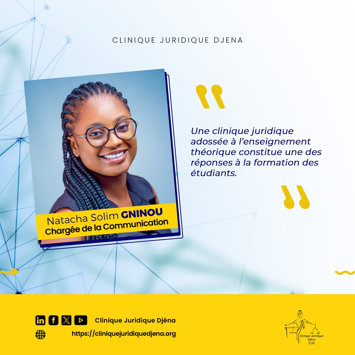 Clinique Juridique Djena - CJD tweet media